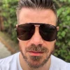 respzed pilot lunettes de soleil pour femmes, lunettes marron teintées, lunettes de soleil de créateur, lunettes de mode à grand cadre, marque de luxe