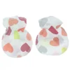 gants anti rayures en coton pour nouveau né, mitaines de protection du visage, accessoires pour bébé, 2 paires par lot