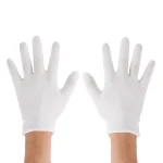 Gants en coton réutilisables, élastiques et doux, pour les mains sèches, hydratant, cosmétique, eczéma, Spa, pièce de monnaie, Inspection de bijoux