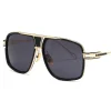 oversized square sunglasses for women men brand luxury designer sun glasses metal retro fashion trend driving eyewear uv400