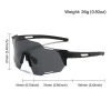 lunettes de soleil de sport coupe vent pour hommes et femmes, protection uv extérieure, lunettes de cyclisme, moto tout terrain, lunettes de vélo, 2024
