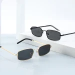 Lunettes de soleil classiques étroites pour hommes, mode luxe pour femmes, petites lunettes de soleil rectangulaires, lunettes de conduite Vintage, nuances UV400