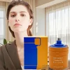 spray de parfum arabe de 100 ml, agrumes et parfum oriental, bouteille bleue uxury, cologne de dubaï, attire les hommes et les femmes