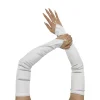 gants longs pour femmes, gants élastiques sans doigts pour danse d'opéra, satins, livraison directe