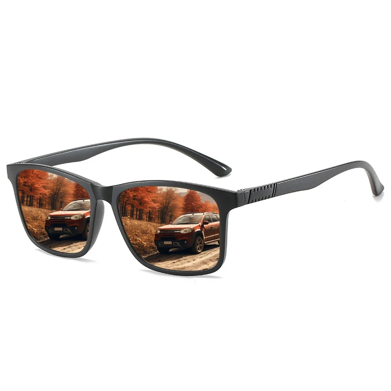 6 pièces mode Vintage vérifier carré lunettes de soleil hommes femmes pêche conduite marque de luxe concepteur lunettes de soleil rétro UV400 lunettes