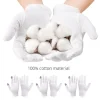 gants blancs en coton pour la conduite à écran tactile, le cyclisme, le vélo, la conduite sportive