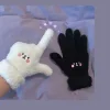gants à main pour femmes, portables, mignons, doux, pelucheux, gants d'hiver, ours de dessin animé, chauds, doigt complet, cyclisme en plein air