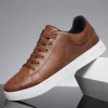 chaussures plates, chaussures classiques en cuir pour hommes, nouveaux modèles à la mode de style printemps et été, chaussures à semelles épaisses à base complète
