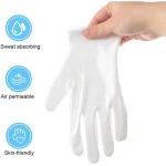 12 Paires Coton Blanc Gants Usage Général Hydratant Gants Doublure Taille S-XL S4ese