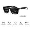 4 pièces mode vintage modèle carré lunettes de soleil hommes femmes pêche conduite homme marque de luxe concepteur lunettes de soleil uv400 lunettes ﻿