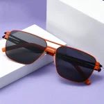 ELIAS-1 Allemagne Design Lunettes De Soleil Hommes Ultraléger En Acier Inoxydable Seattle Classique Lunettes De Soleil Femmes En Plein Air Conduite Lunettes De Soleil