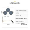 lunettes de soleil rondes en métal pour hommes et femmes, nuances de lunettes de mode vintage, lunettes de soleil uv400, troisième lentille, 3 yeux, nouveau, 2023