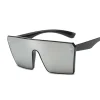 lunettes de soleil carrées surdimensionnées pour femmes, marque de mode, grande monture, vintage, pilote extérieur dégradé, oculos de sol