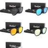 sungod miras lunettes de soleil miroir bleu lunettes à verres polarisés pour hommes lunettes de soleil carrées rétro à la mode pour hommes sport so1 : avec boîte