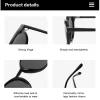 lunettes de soleil polarisées rondes rétro pour hommes et femmes, monture léopard classique, mode noire, lunettes de conduite pour hommes et femmes, uv400