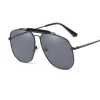 respzed pilot lunettes de soleil pour femmes, lunettes marron teintées, lunettes de soleil de créateur, lunettes de mode à grand cadre, marque de luxe
