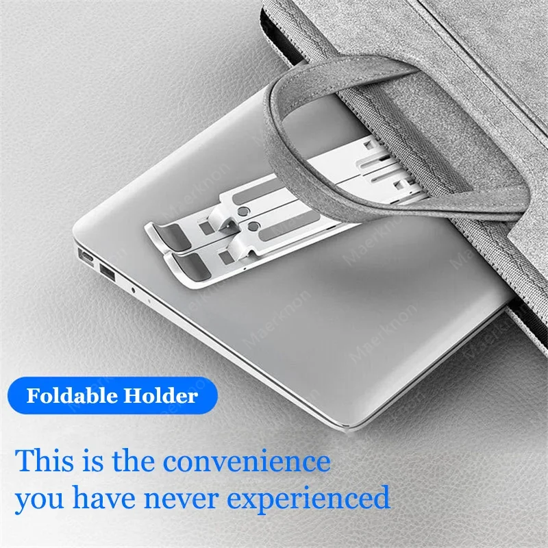 Support de moniteur d'ordinateur pliable Portable, support réglable pour ordinateur Portable, adapté aux accessoires de quai de tablette de petite taille