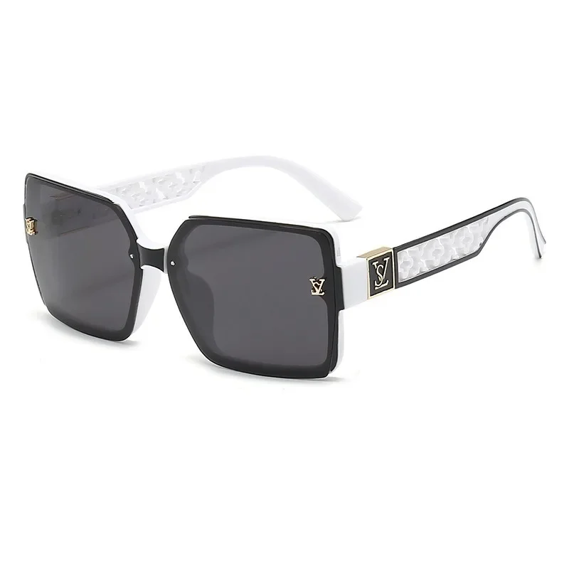 Lunettes de soleil de marque de luxe et élégantes pour femmes et hommes, surdimensionnées, carrées, de styliste, tendance, UV400