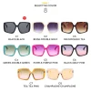 2025 lunettes de soleil pour femmes marque de luxe nuances lunettes vintage haute qualité glasse carré marque concepteur femme lunettes oculos