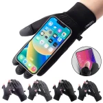 Gants de pêche pour femmes et hommes, imperméables, pour l&rsquo;extérieur, pour écran tactile, moto, chauds, coupe-vent, antidérapants, pour l&rsquo;hiver