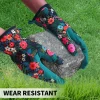 gants de jardinage en cuir respirant pour femmes, gants de travail avec poignée, anti crevaison