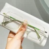 lunettes de soleil carrées vintage pour femmes et hommes, lunettes de soleil classiques à grande monture, lunettes de créateur de marque de luxe, uv400, tendance