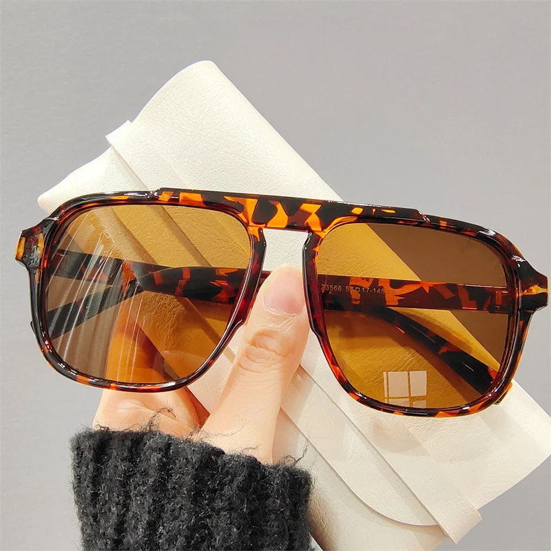 Hommes lunettes de soleil à monture surdimensionnée classique grand cadre lunettes de Sport 2025 Vintage marque Design nuances UV400 lunettes lunettes à la mode