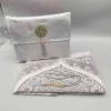 Ensemble de Polymères de Prière Musulmane, Perles de Prière, Portable, Maison, Voyage, Couverture de Culte Islamique, Sac de Rangement, Cadeaux du Ramadan