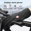gants d'hiver pour hommes imperméables coupe vent froid gants snowboard moto conduite chaude écran tactile fermeture éclair gant