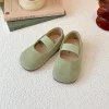 ballerines pour filles couleur bonbon daim bande élastique enfants princesse chaussures printemps peu profond loisirs à la mode enfants mary janes 23 34