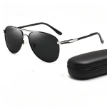 Mode tendance luxe élégant lunettes de soleil polarisées pour femmes hommes rétro fête voyage plage alliage lunettes de soleil lunettes 2025