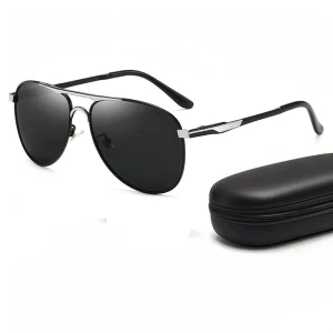 Mode tendance luxe élégant lunettes de soleil polarisées pour femmes hommes rétro fête voyage plage alliage lunettes de soleil lunettes 2025