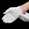 gants de protection unisexes en coton blanc, gants de jardinage, avantages de l'environnement, appréciation des bijoux, inspection de la qualité, protection du travail, 1 paire, 6 paires