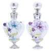 bouteille de parfum en verre de luxe 5/10/12/15/25ml, pour recharge d'huile essentielle, design arabe, distributeur d'huile aromatique premium, vente en gros