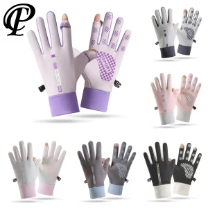 Gants chauds pour femmes en hiver, sports à écran tactile, conduite en plein air, antidérapants, velours épais, gants d&rsquo;équitation froids et coupe-vent