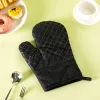 gants de cuisson en coton anti brûlure pour micro ondes, mitaines de four, ustensiles de cuisson, gants isolants coordonnants, degré de chaleur
