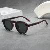 lunettes de soleil rétro rondes à petite monture, lunettes multicolores à la mode et tendance pour hommes et femmes, adaptées aux voyages en plein air, 1 pièce
