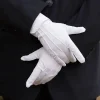 gants en coton blanc pour hommes, uniforme de smoking formel, garde d'honneur, costume de cérémonie de défilé, cosplay, pièce de monnaie, bijoux, gants de majordome