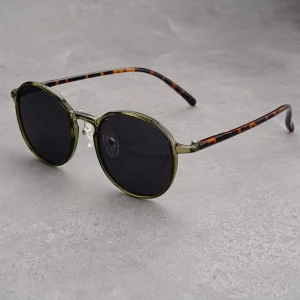 Lunettes de soleil à monture ronde, Design ultraléger, classiques, pour la conduite, Vintage, tendance, résistantes aux UV, pour la plage