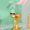 brûleur d'encens de style européen du moyen orient, 1 pièce, pour la décoration de la maison, ornement artisanal, brûleur d'encens