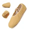 chaussures de ballet plates en toile pour filles, pantoufles de danse pour adultes, femmes et enfants, chaussures de danse souples pour entraînement pratique, 4 couleurs