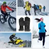gants chauffants d'hiver avec boîte à piles, chauffe mains thermiques, imperméables, pour snowboard, cyclisme, moto, vélo, ski