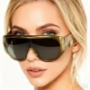lunettes de soleil carrées surdimensionnées, lunettes de soleil à la mode pour hommes et femmes, lunettes de protection solaire pour cyclisme et randonnée en plein air, uv400