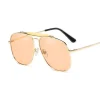 respzed pilot lunettes de soleil pour femmes, lunettes marron teintées, lunettes de soleil de créateur, lunettes de mode à grand cadre, marque de luxe