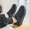 original noir air force chaussures plates confortable respirant hommes décontracté haut de gamme luxe baskets en plein air conduite chaussures de marche