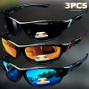 1/3 pièces vintage sport lunettes de soleil hommes femmes pêche course cyclisme alpinisme sport homme lunettes de soleil anti éblouissement uv400