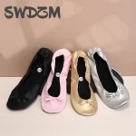 Ballerines pliables après Patry, chaussures portables pliables de voyage, ballerines de bal, enroulables pour chaussures de fête de mariage et de mariée