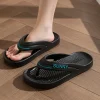tongs eva à plateforme épaisse pour femmes et hommes, sandales de plage antidérapantes à clip, pantoufles confortables à semelle souple, été
