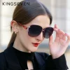 KINGSEVEN nouvelles lunettes de soleil pour femmes marque de luxe Design Style élégant lunettes de soleil polarisées UV400 dégradé lentille lunettes