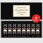 Recharge d&rsquo;huile essentielle parfumée pour diffuseur de parfum, humidificateur de voiture, désodorisant de bureau à domicile, extraits de plantes mélangés, 10ml, 8 pièces par ensemble